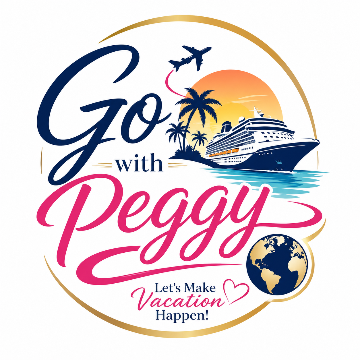 Go with Peggy logo